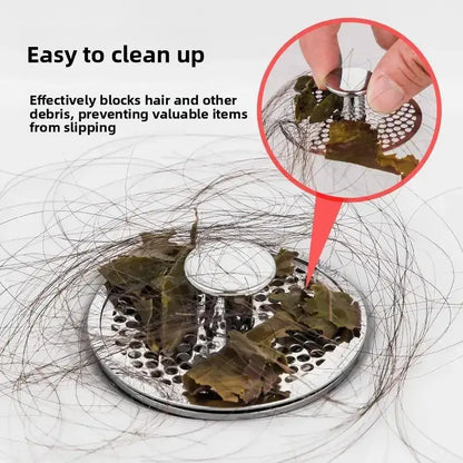 Revolutionary Universal Washbasin Drain Plug with Anti-Clogging Hair Catcher and Odor Control